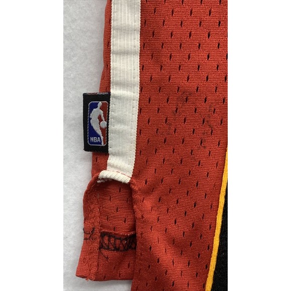 NBA Authentic Shaquille O'Neal Mens Jersey Size 2XL Black Red Team Apparel - Picture 10 of 12